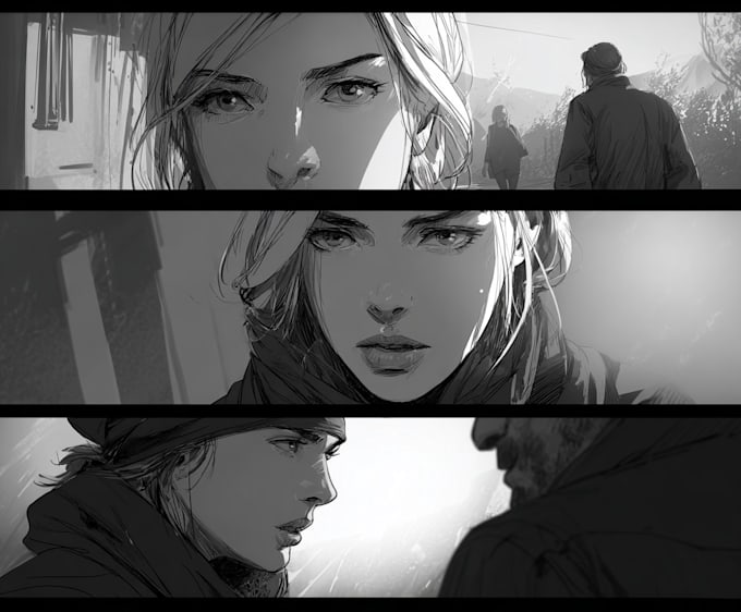 comic book pages comics storyboard character design