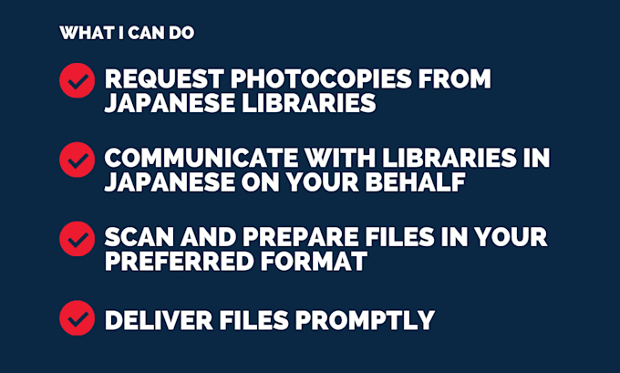 document copy and data delivery from japanese libraries