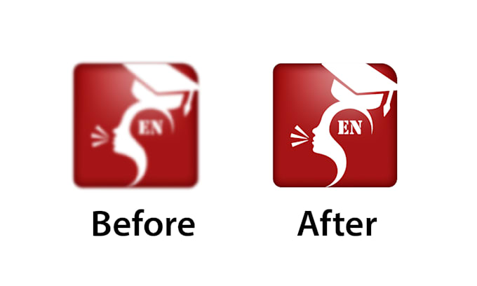 improve, fix, vector your ai logo
