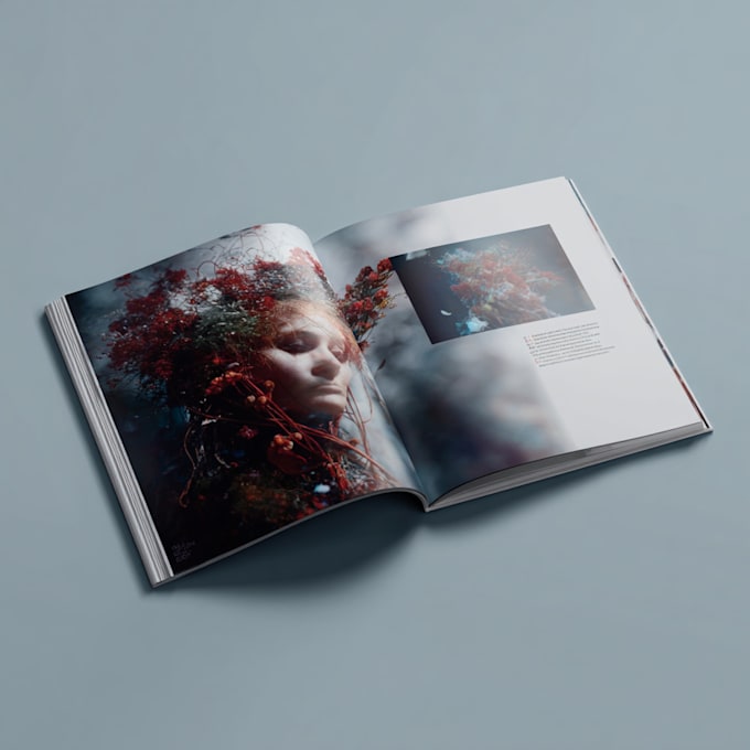 crete an  professional brochure or catalog
