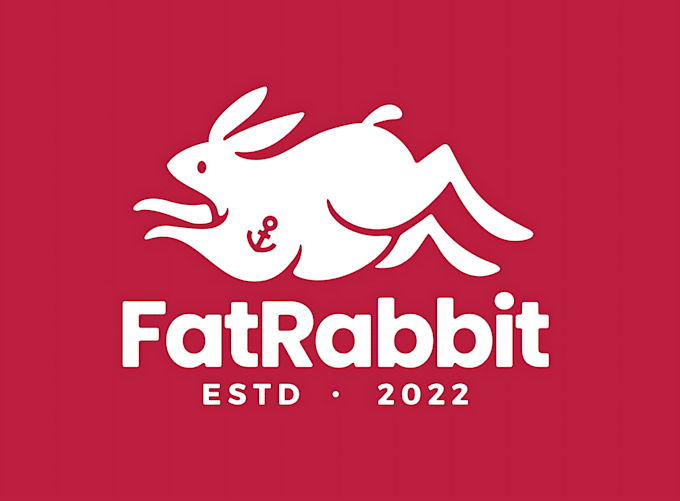 create a high quality rabbit mascot logo design