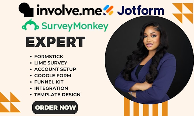 build custom interactive surveys using surveymonkey, jotform and involve me