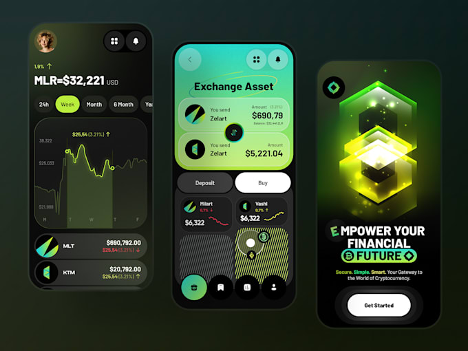 build crypto wallet app, blockchain app, wallet app, crypto wallet, exchange web