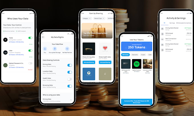 create a personal data monetization platform like reklaim or dimo