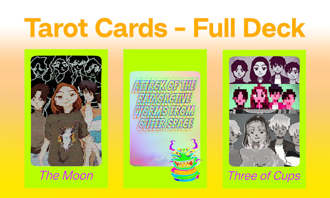 make a full deck of tarot cards