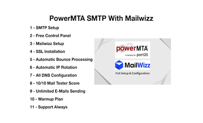 setup mailwizz powermta SMTP server, warmup IP, optimize email deliverability