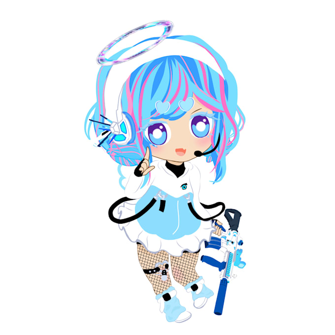design a cute chibi character for you