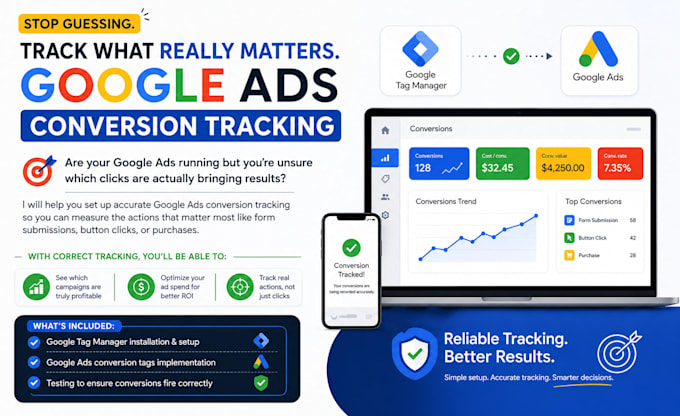 fix and setup google ads conversion tracking with GTM