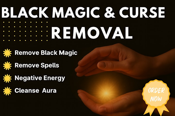 remove curses, spells, and negative energy and cleanse your aura