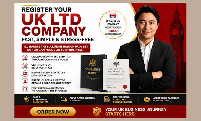 register your UK ltd company with the companies house for full compliance