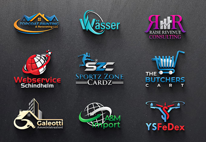 do modern premium logo design for your brand