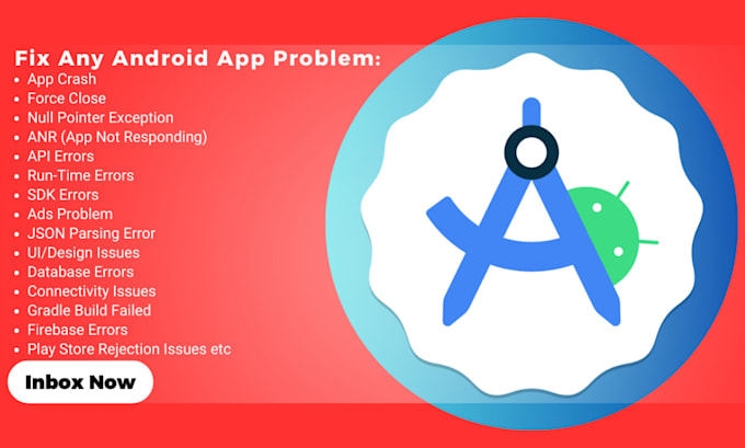 debug and fix android app bugs, crashes, and errors in android studio