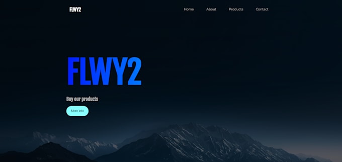 develop a modern responsive website