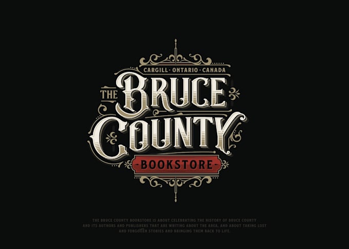 design a unique vintage handwritten and typography logo