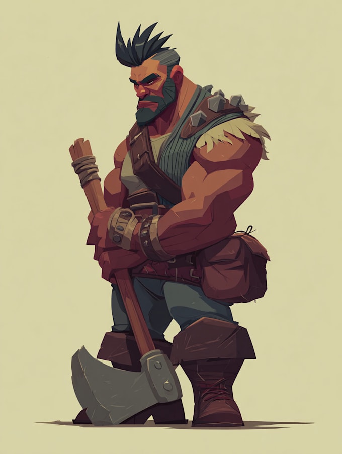 make a game character art, 2d game character art