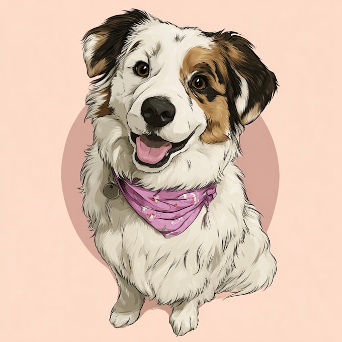 design a custom disney pet portrait