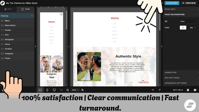 do website design, custom showit website design showit redesign, activate showit