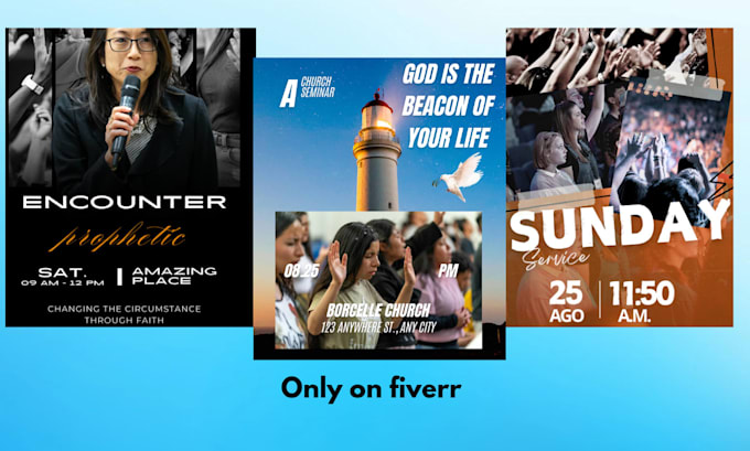 create church flyer designs events