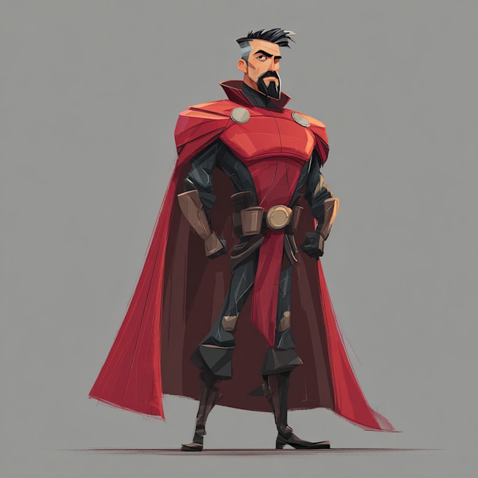 do superhero or villain character design