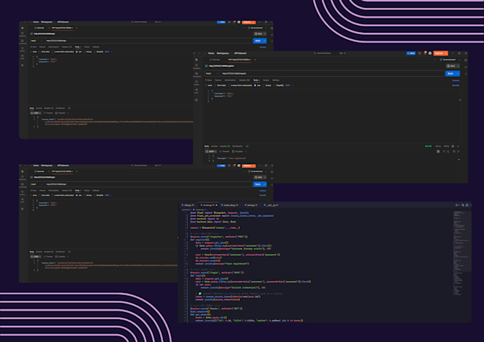 create a simple backend for your web application