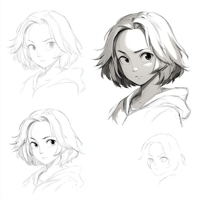 make anime character animation for you
