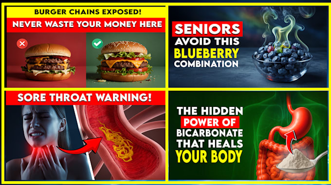 create health and fitness youtube thumbnails