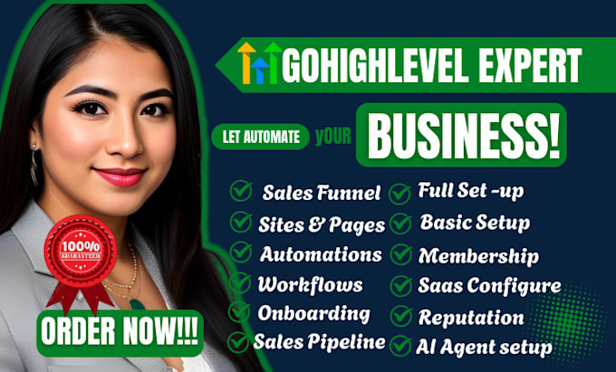 setup high level, be your ghl expert, ghl funnel, design your ghl email, website