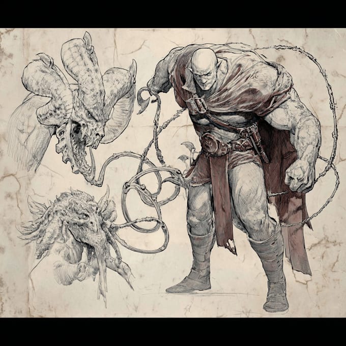 do fantasy art creatures and characters