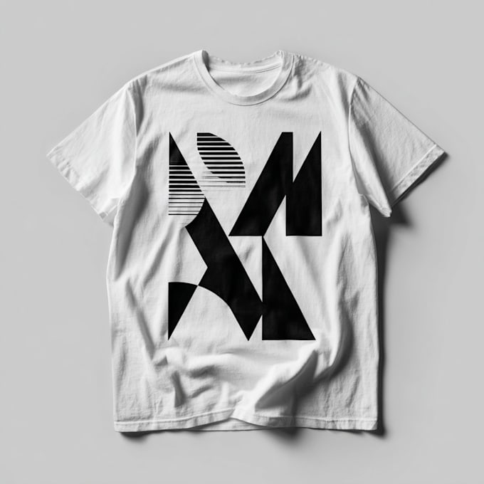 do minimalist typography t shirt design