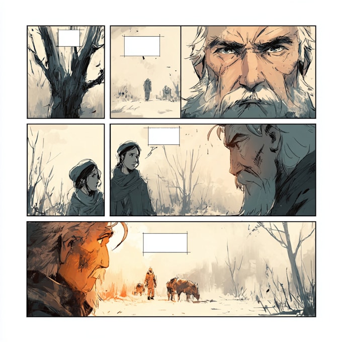 draw a comic page for you