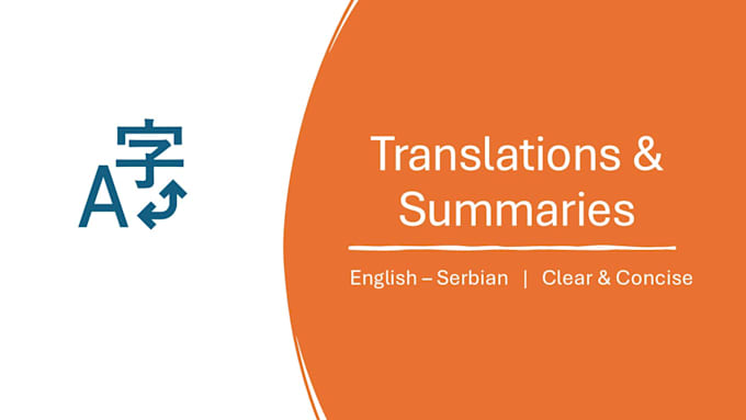 write high quality articles, summaries and translations