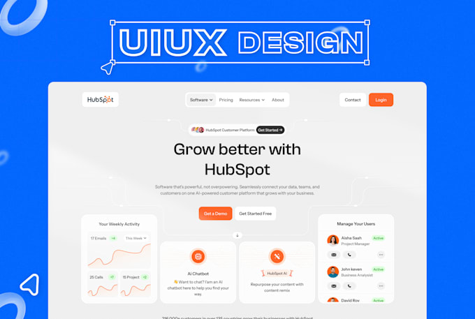 do figma design website hero secton uiux design