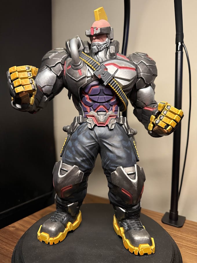 make a custom tekken 8 character ready for 3d printing