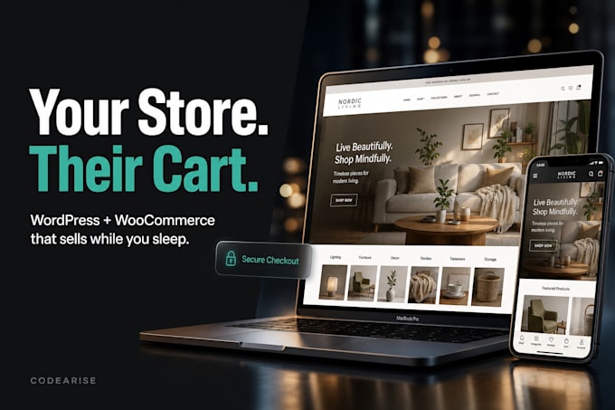 develop, customize and fix your woocommerce store or website