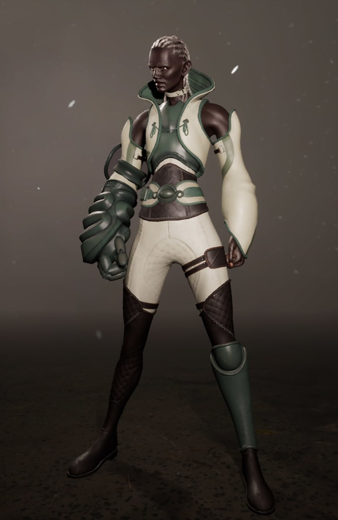 create custom 3d characters for games and animation