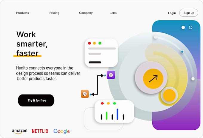 design modern UI UX for web or app