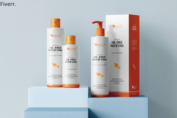 design elegant and modern cosmetic labels