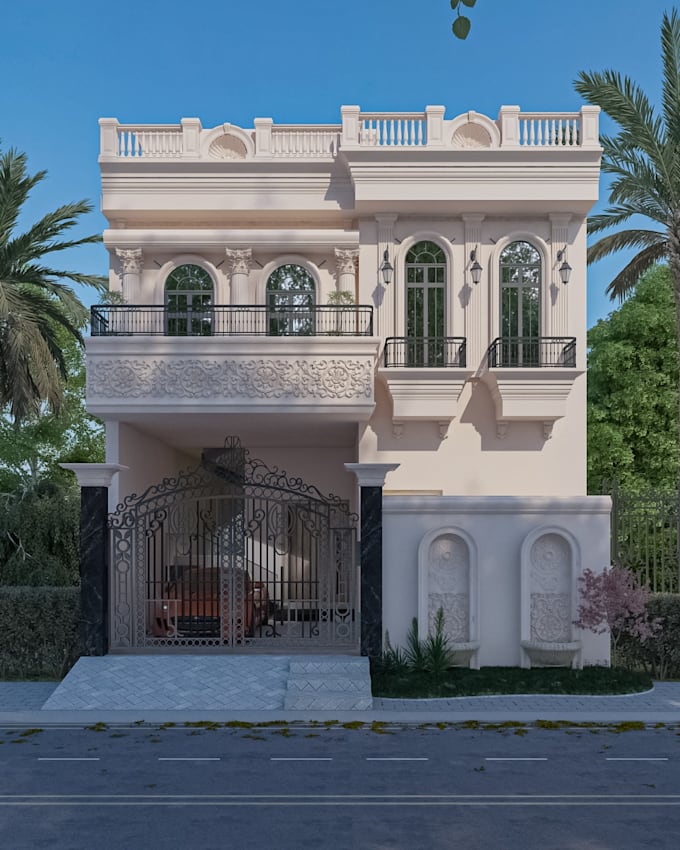 create professional architectural drawings, 2d floor plans 3d elevations