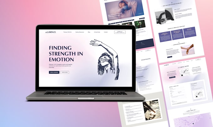 design and develop a custom coded website