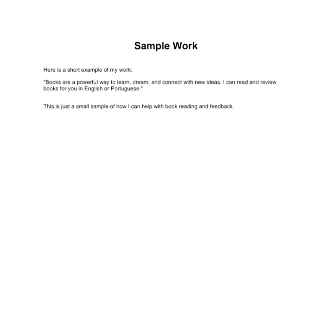 a service of beta reading