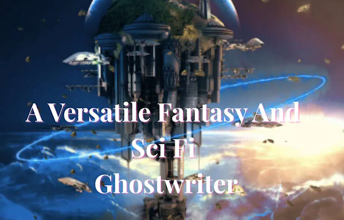 be your competent fantasy story, science fiction, novel, ebook ghostwriter