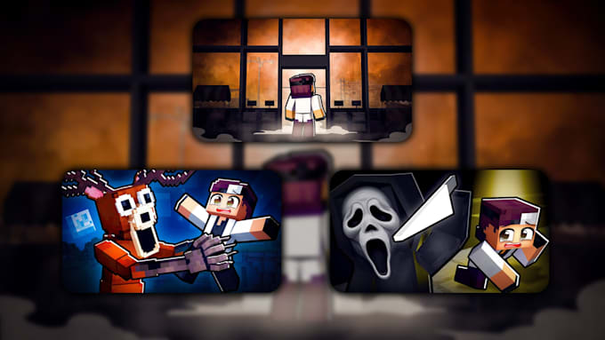 minecraft horror thumbnail for youtube
