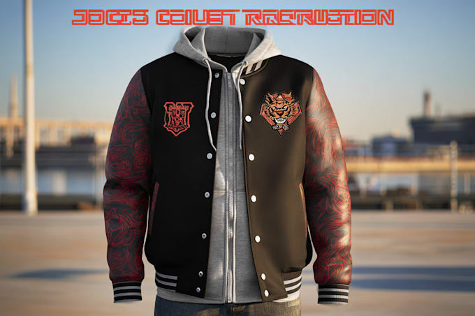 design varsity jacket hoodie and bomber jacket