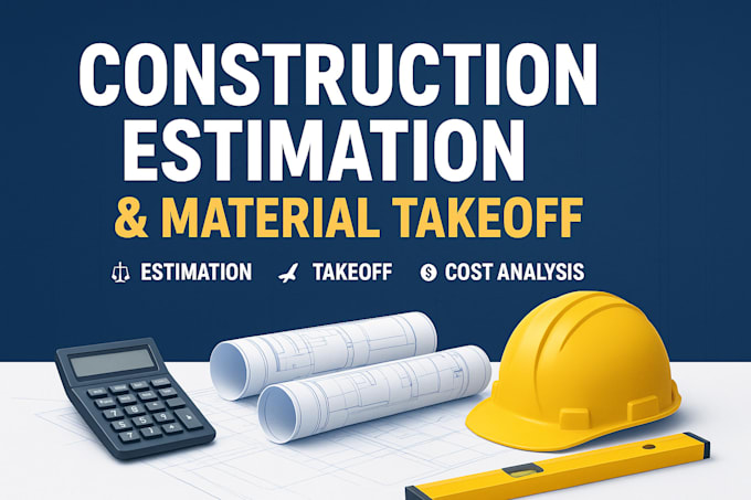 do cost estimation, quantity takeoff, and material take off