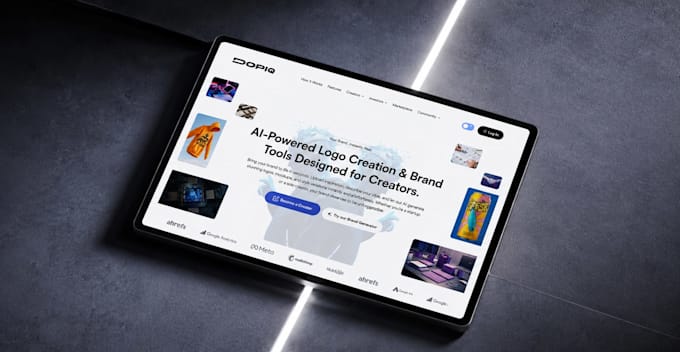 design website , landing page and mobile app uiux in figma