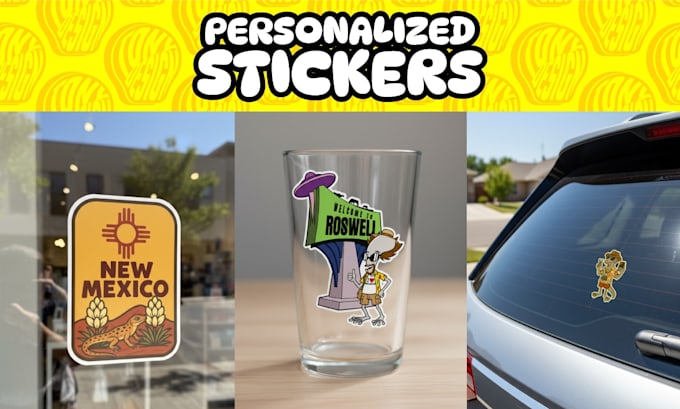 design high quality custom stickers