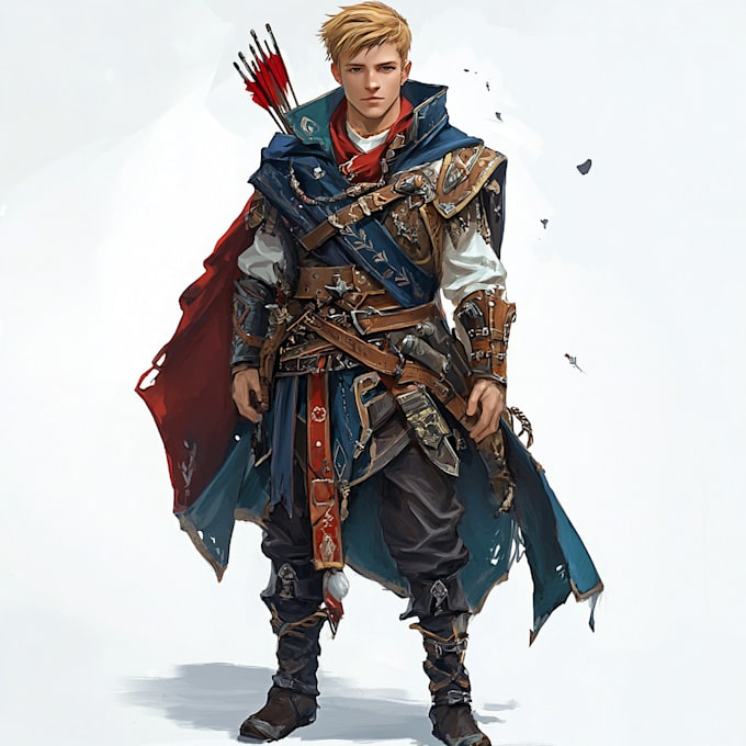 model 2d game character, 2d game character design