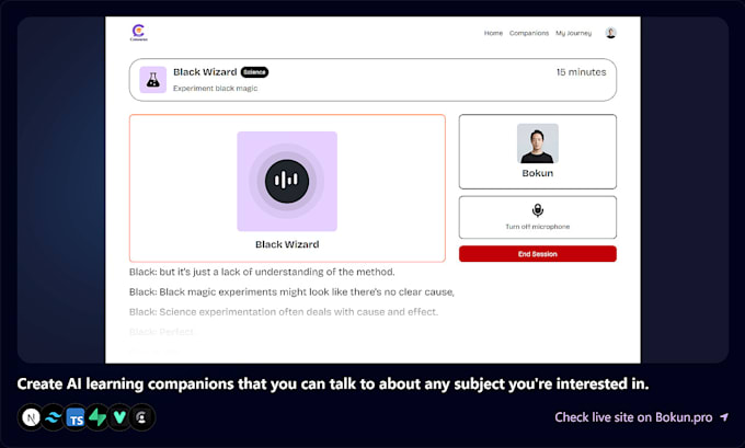 develop custom responsive full stack web app with react and nextjs