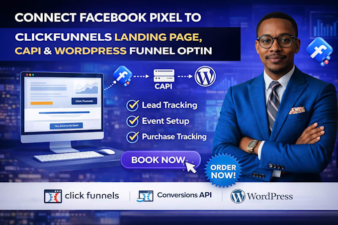 connect facebook pixel to clickfunnels landing page capi wordpress funnel optin