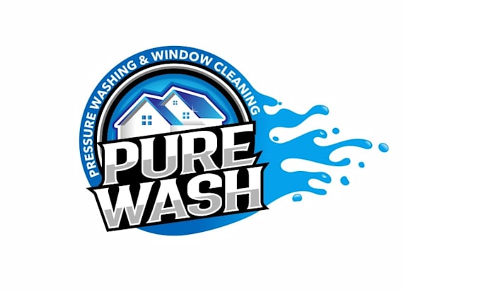 design a professional washing and laundry service logo